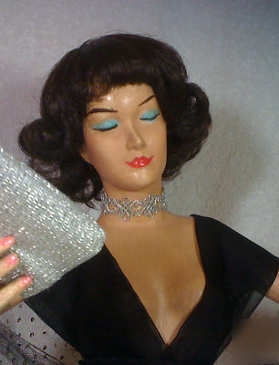 Vintage miniature mannequin store display 60's glamour