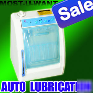 Dental handpiece lubrication maintenance clean system