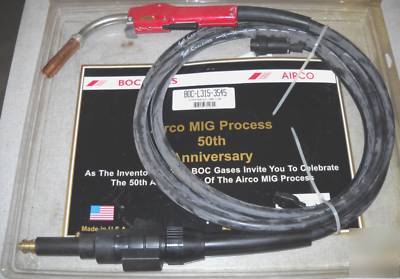 New lincoln mig gun tweco L3153545 in box 15FT 300AMPS 