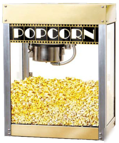 6OZ cinema style nsf popcorn machine - 6 ounce popper