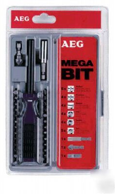 Aeg 31 piece megabit screwdriver bit set 