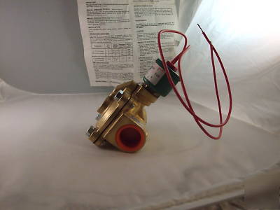 Asco 1â€ 8210D4 air/water/lt oil solenoid valve, 480V