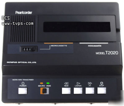 Olympus t-2020 T2020 micro / mini cassette transcriber