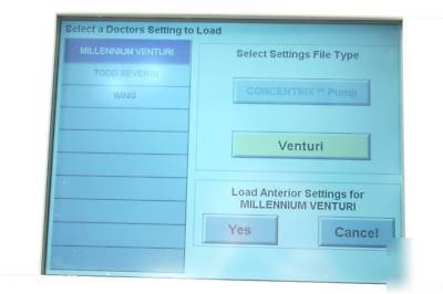 Bausch & lomb millennium phaco with handpiece