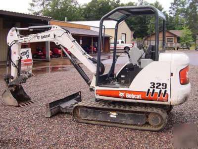 Bobcat 329 mini excavator