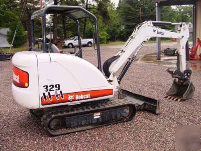 Bobcat 329 mini excavator