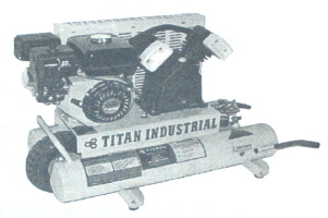 New 07 titan TAC2T twin-tank dual piston air compressor