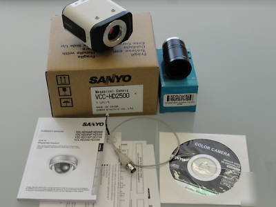 Sanyo vcc-HD2500 ip camera mega pixel w/ lens hd 2500