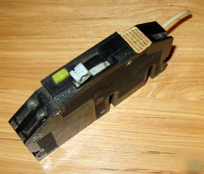 Zinsco 15A 15 amp slim single pole gfi gfci breaker x