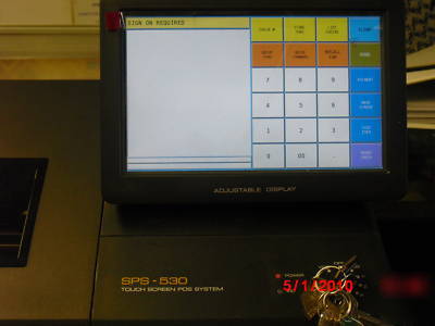Pos SAM4's sps-530-rt retail with cas scale