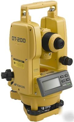 Topcon dt-205 waterproof digital theodolite 5