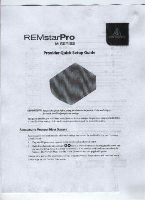 Remstar pro m series cpap set-up guide free shipping