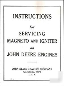 John deere magneto and igniter service.hit miss engines