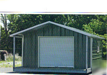 Metal garage 22' x 26' free delivery and set up
