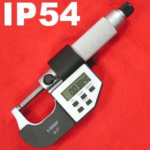 New IP54 digital electronic outside micrometer 0-1 lcd