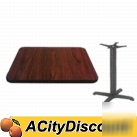 New reversible 30IN x 48 table top restaraunt tables