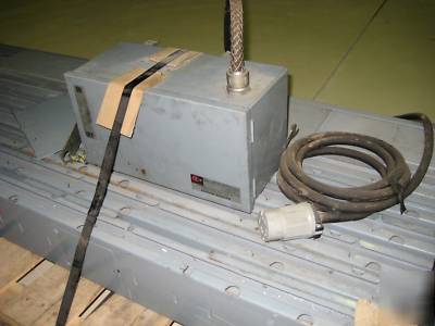 (9) 10' cutler hammer bus way, bar duct 100 amp breaker