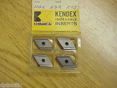 Dgl 532 K45 left hand kendex kennametal turning insert