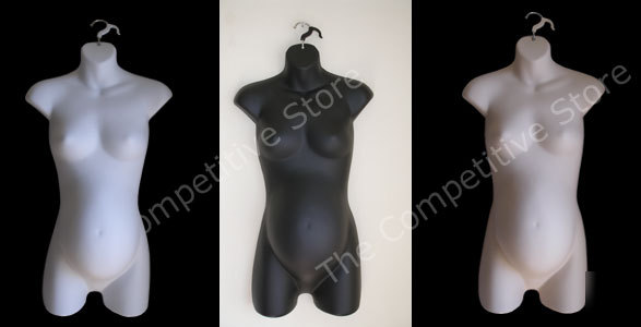 Maternity female dress mannequin form pregnant set wbf