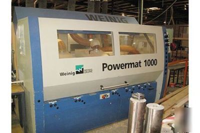 Weinig powermat 1000 moulder quick change powerlock cnc