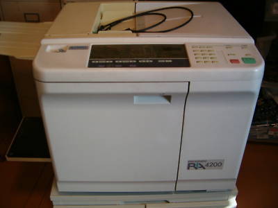 Risograph ra 4200 copy machine fully serviced and works
