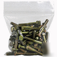 500 - 10X12 6 mil clear zipper zip lock poly bags