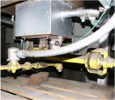 Industrial furnace box draw tool metal temper gas fired