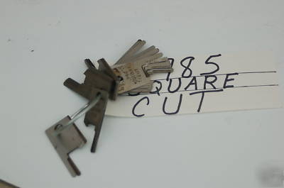1-lot eubanks wire cutter stripper blades blade guides 