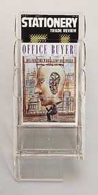 Literature brochure magazine wall display rack holder