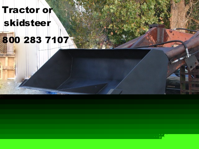 Loader bucket w/ weld on brackets 4' width 48