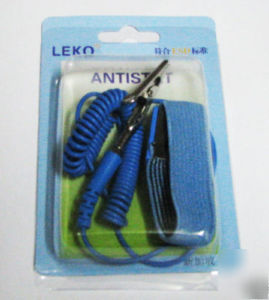 New leko antistatic wrist strap / bracelet blue brand 