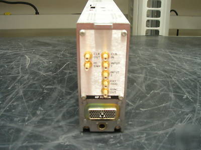 Agilent/hp 70700A digitizer module