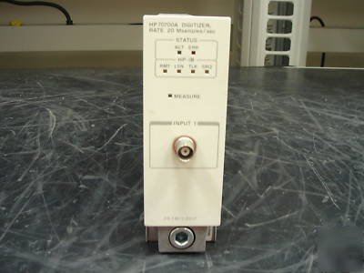 Agilent/hp 70700A digitizer module