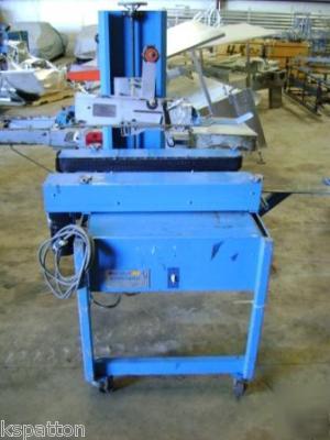 Durable case taper / box sealer with powered belts