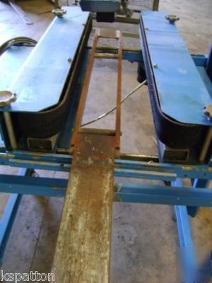 Durable case taper / box sealer with powered belts