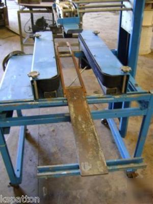 Durable case taper / box sealer with powered belts