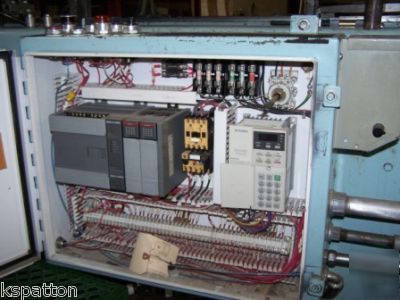 Elliott case erector box former w/ nordson glue system