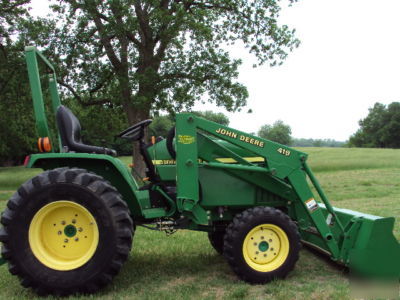 John deere 790 utility tractor w/front-end-loader