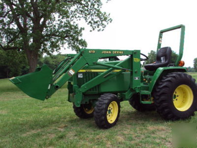 John deere 790 utility tractor w/front-end-loader