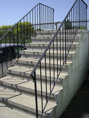 New precast concrete steps with platform brand 