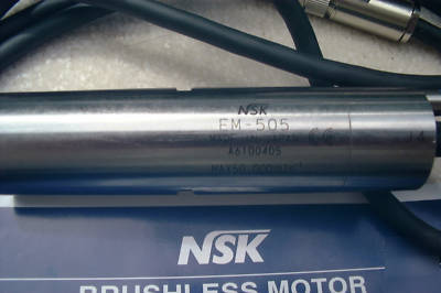 Nsk spindle and brushless motor EM505 & NR402E