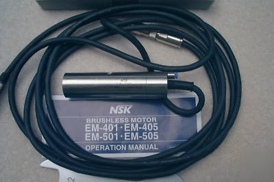 Nsk spindle and brushless motor EM505 & NR402E