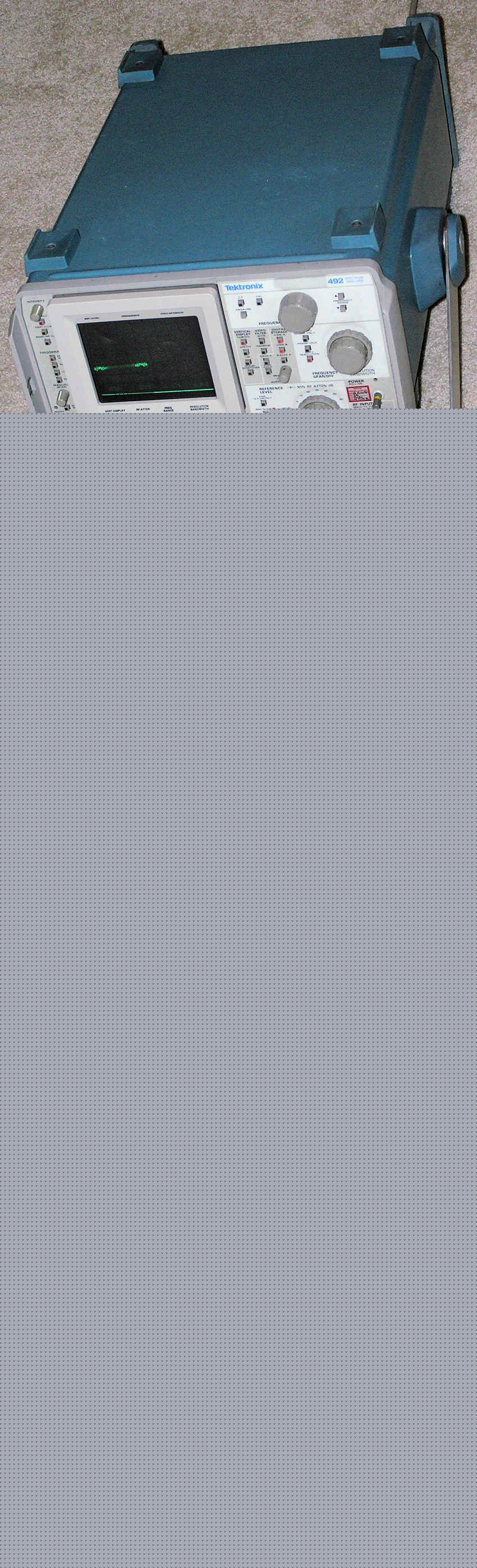 Tektronix 492 spectrum analyzer programmable gpib 60GHZ