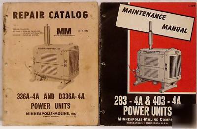 2 minnieapolis - moline power units repair catalog