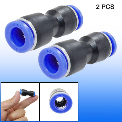 2 pcs push in straight reducer 8MM to 6MM fittings