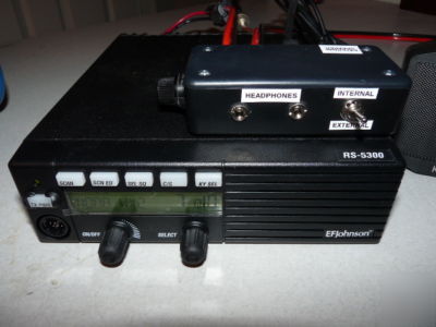 Ef johnson 5300 deluxe-h cap mro sarex headphone unit