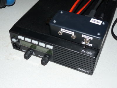 Ef johnson 5300 deluxe-h cap mro sarex headphone unit