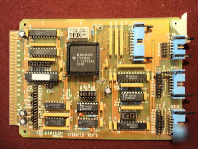 Ziatech zt 88CT75 centronics and serial interface