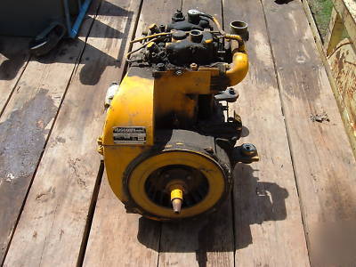 Ruggerini stationary diesel engine hustler snow plow 