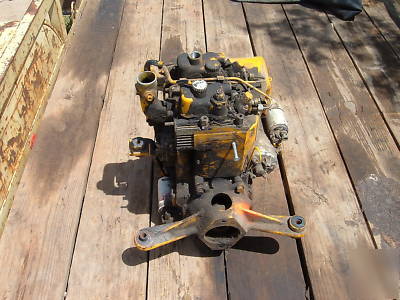 Ruggerini stationary diesel engine hustler snow plow 